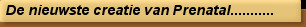 De nieuwste creatie van Prenatal...........