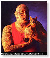 En dan zeggen ze dat katten op hun bazen lijken, of was dat nou met honden??