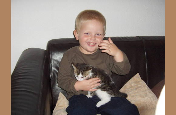 Ruben en zijn maatje Puppy......